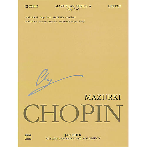 PWM Mazurkas PWM Series Softcover Composed by Frederic Chopin Edited by Jan Ekier