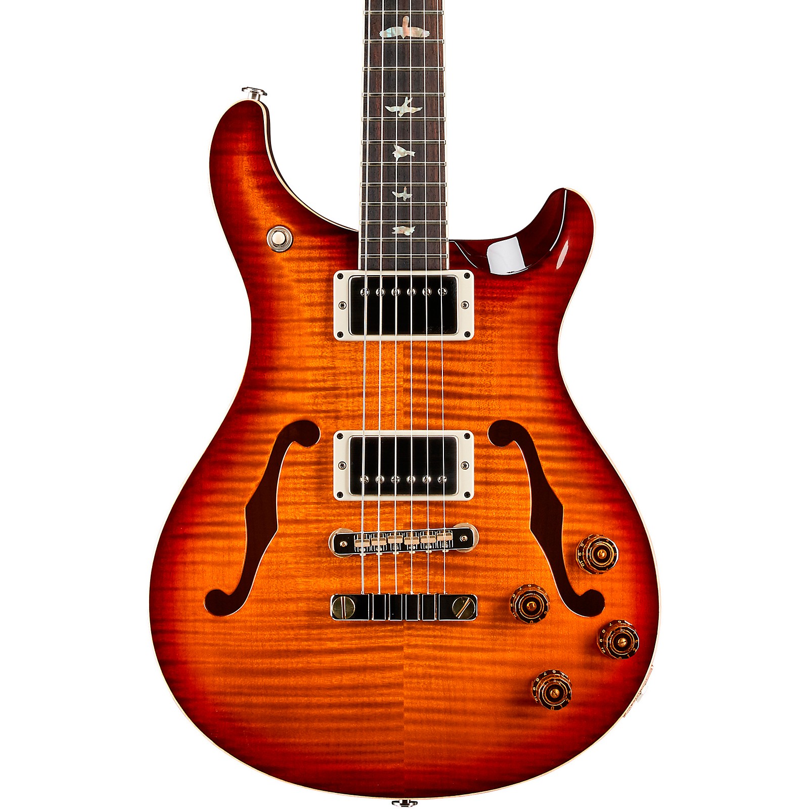 PRS McCarty 594 Hollowbody II Electric Guitar Dark Cherry Burst
