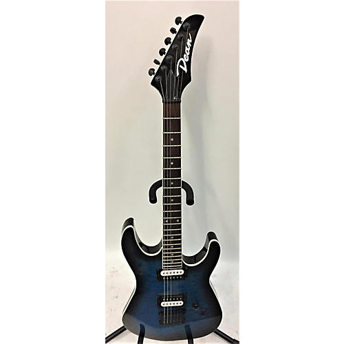 Dean Mdx X Solid Body Electric Guitar Trans Blue