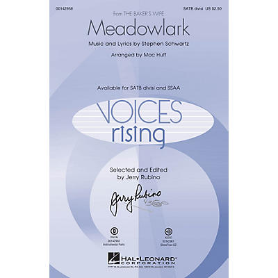 Hal Leonard Meadowlark (from The Baker's Wife) SATB Divisi arranged by Mac Huff