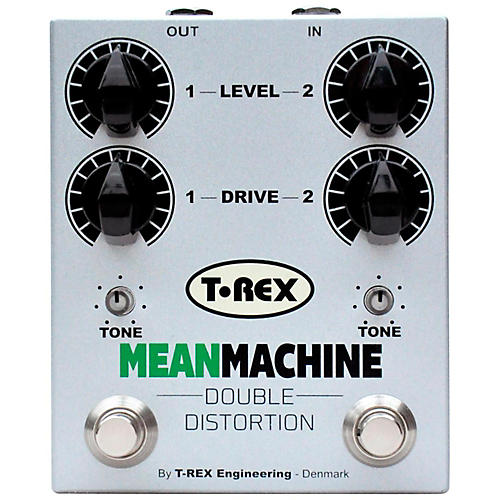 Mean Machine Twin-Channel Distortion Guitar Effects Pedal