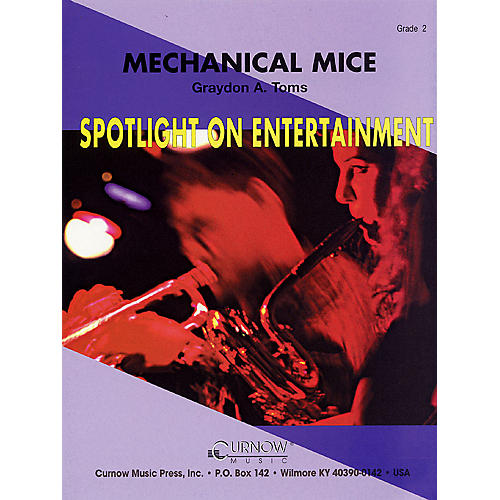 Mechanical Mice (Grade 2 - Score Only) Concert Band Level 2 Composed by Graydon Toms