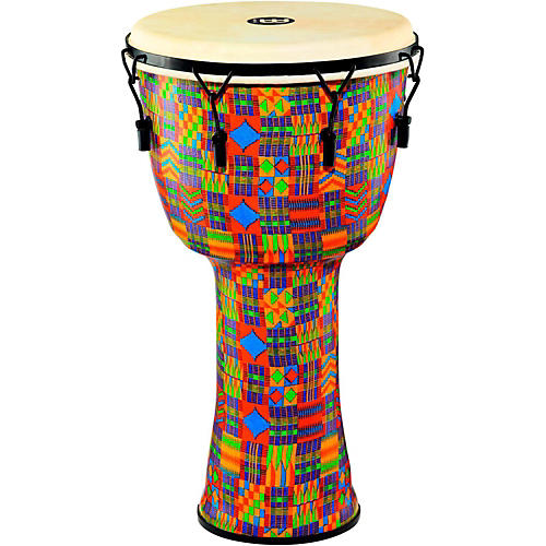Mechanically Tuned Djembe with Synthetic Shell and Goat Skin Head