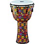 MEINL Mechanically Tuned Djembe with Synthetic Shell and Head 14 in. Kenyan Quilt
