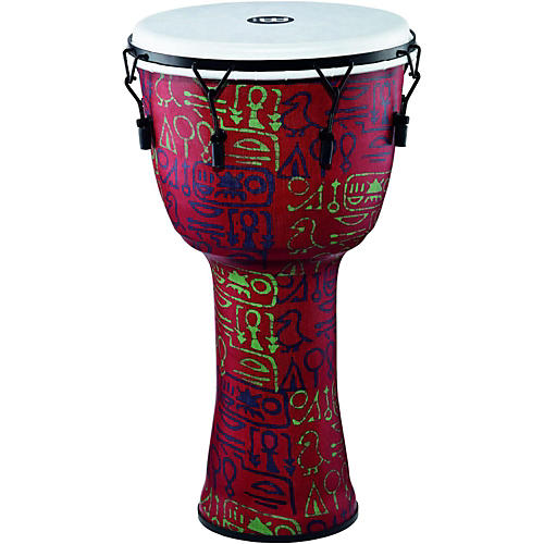 Mechanically Tuned Djembe with Synthetic Shell and Head
