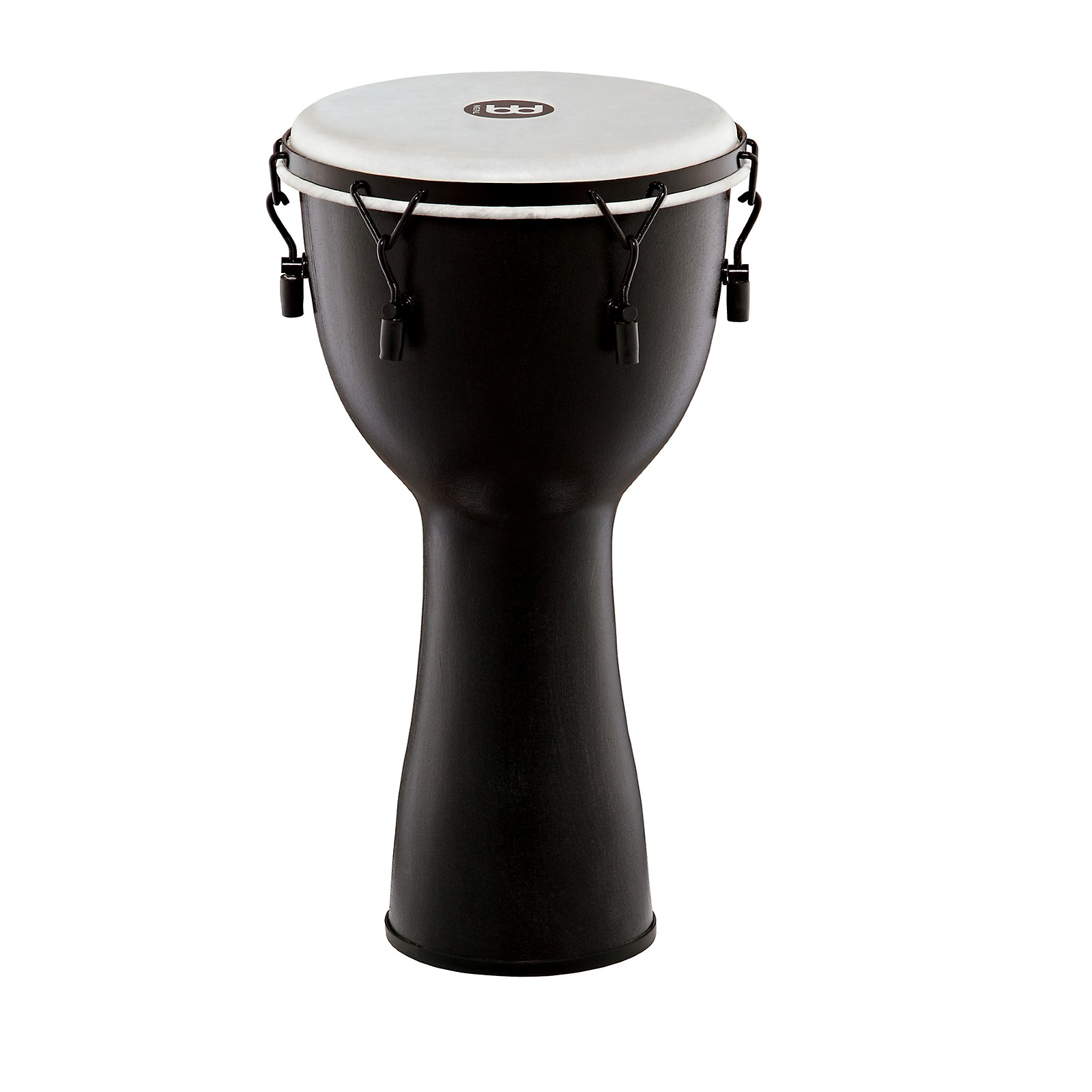 Meinl Mechanically Tuned Fiberglass Synthetic Head Djembe Black 12 in. Musician's Friend