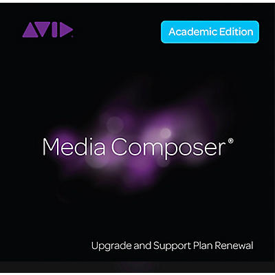 Avid Media Composer Student/Teacher 1-Year Perpetual Renewal + Updates/Support (Download)
