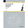Schott Meditation from Nobilissima Visione String Softcover by Paul Hindemith Arranged by Heribert Breuer