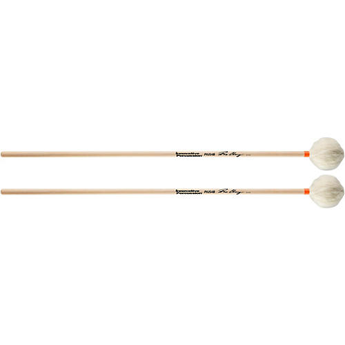 Innovative Percussion Medium Hard Marimba Mallets with Birch Handles and White Yarn Medium Hard