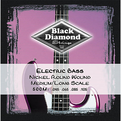 Medium Nickel Roundwound Long Scale Bass Strings