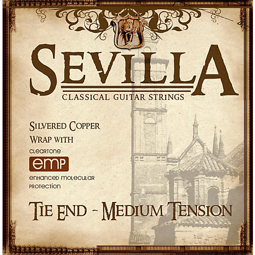 Sevilla Classical Guitar Strings Medium Tension Classical Tie-On Guitar Strings
