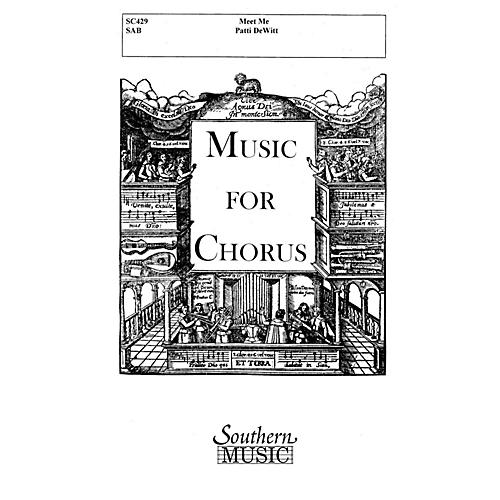 Hal Leonard Meet Me (Choral Music/Octavo Secular Sab) SAB Composed by Dewitt, Patti