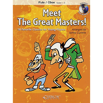 Curnow Music Meet the Great Masters! (Flute/Oboe - Grade 1-2) Concert Band Level 1-2