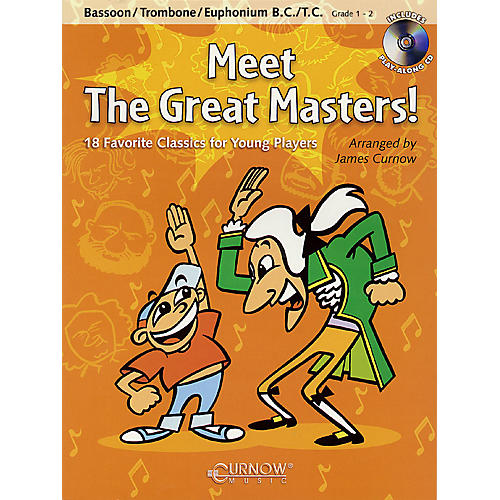 Curnow Music Meet the Great Masters! (Trombone - Grade 1-2) Concert Band Level 1-2