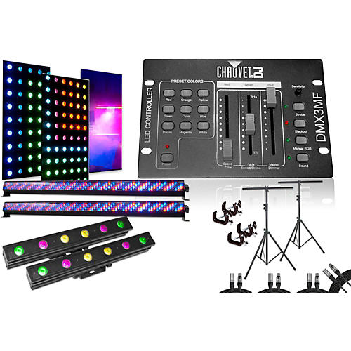 Mega Bar, Pix Mini, DMX3MF 4 Light System
