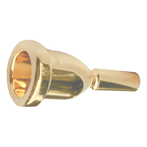 Bach Mega Tone Large Shank Trombone Mouthpiece in Gold Mega Tone Gold-Plated 5G