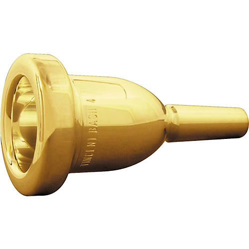 Bach Mega Tone Small Shank Trombone Mouthpiece in Gold 5