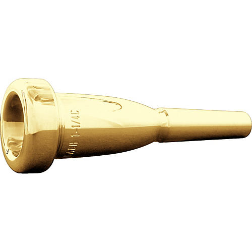 Bach Mega Tone Trumpet Mouthpieces in Gold 1-1/4C