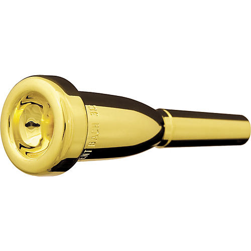 Bach Mega Tone Trumpet Mouthpieces in Gold 1B