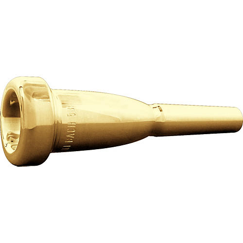 Bach Mega Tone Trumpet Mouthpieces in Gold 5B