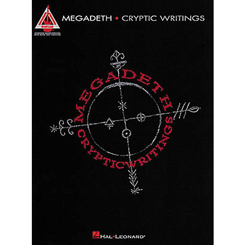 Megadeth Cryptic Writings Guitar Tab Songbook