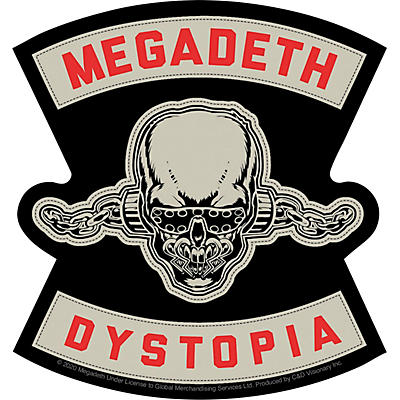 C&D Visionary Megadeth Dystopia Sticker