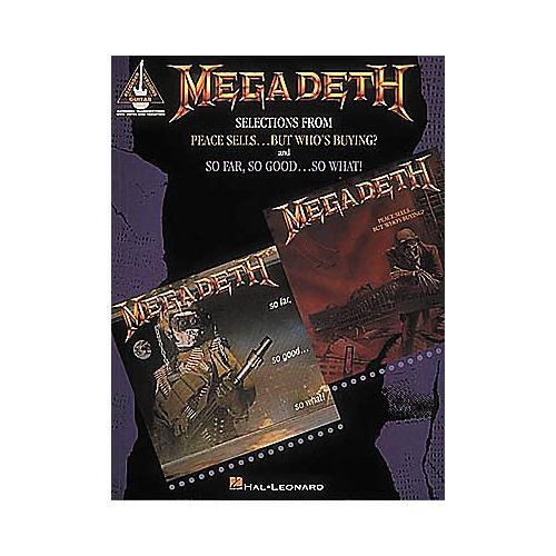 Megadeth Guitar Tab Songbook