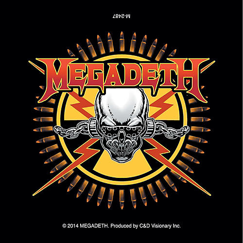 Megadeth Magnet - Skull & Bullets
