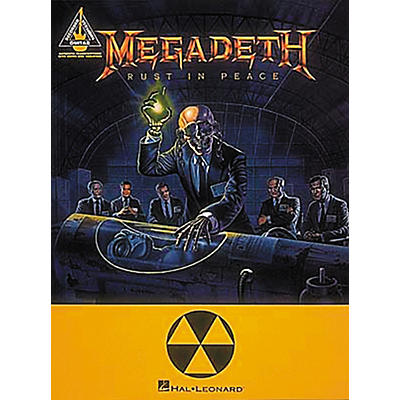 Hal Leonard Megadeth Rust In Peace Guitar Tab Songbook
