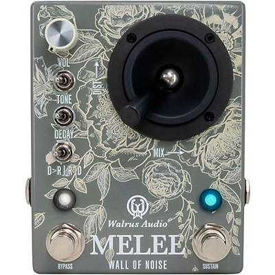 Walrus Audio Melee: Wall of Noise Reverb and Distortion Effects Pedal Floral Series 2024