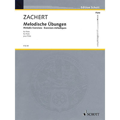 Schott Melodic Exercises for Flute Schott Series Softcover