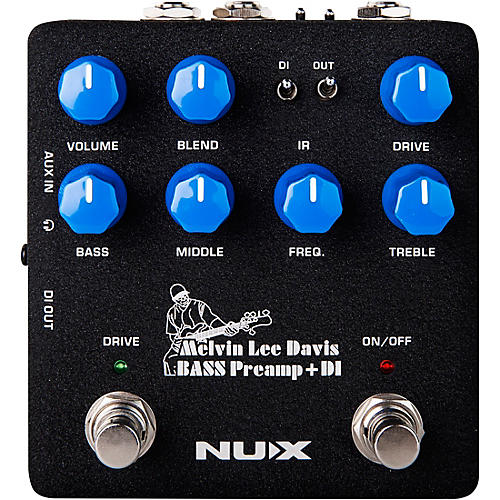 NUX Melvin Lee Davis Bass Preamp + DI Pedal Condition 1 - Mint Black