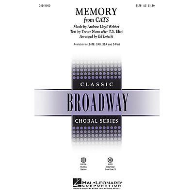 Hal Leonard Memory (from Cats) 2-Part Arranged by Ed Lojeski