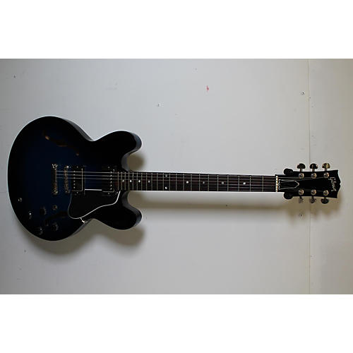 Gibson Memphis ES335 Dot Hollow Body Electric Guitar Blue Burst