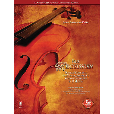 Music Minus One Mendelssohn - Double Concerto for Piano, Violin and String Orchestra in D Minor Music Minus One BK/CD