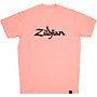 Zildjian Mens Classic Logo Tee Shirt Large Pink
