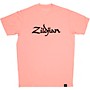 Zildjian Mens Classic Logo Tee Shirt Medium Pink