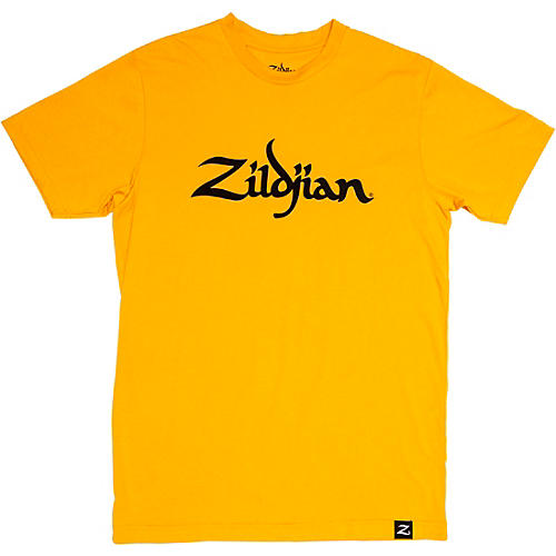 Zildjian Mens Classic Logo Tee Shirt X Large Gold