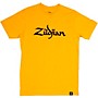 Zildjian Mens Classic Logo Tee Shirt X Large Gold