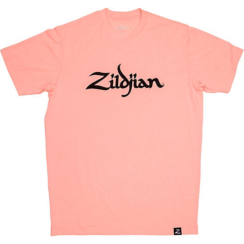 Zildjian Mens Classic Logo Tee Shirt X Large Pink
