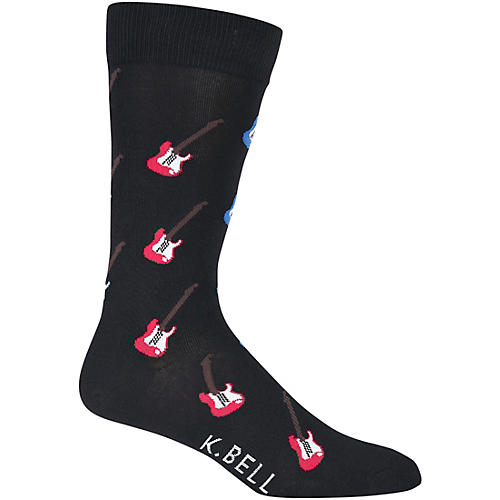 K. Bell Men's Electric Guitar Socks