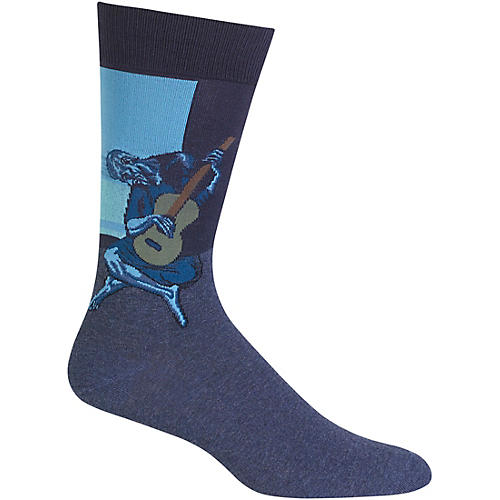 Men's Old Guitarist Socks