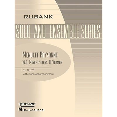 Rubank Publications Menuett Paysanne (Flute Solo with Piano - Grade 2) Rubank Solo/Ensemble Sheet Series
