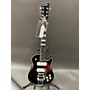 Used Airline Mercury Deluxe Solid Body Electric Guitar Black