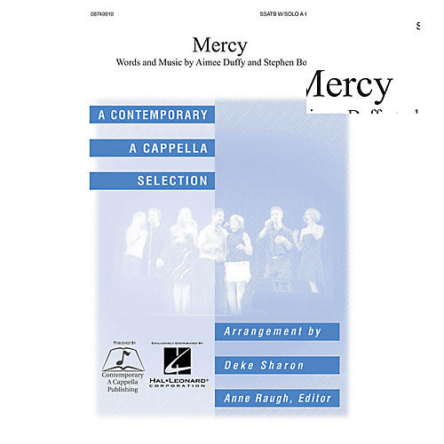 Contemporary A Cappella Publishing Mercy SSATB and Solo A Cappella by Duffy arranged by Deke Sharon