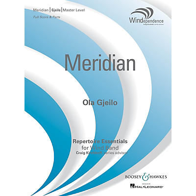Boosey and Hawkes Meridian (Score Only) Concert Band Level 4 Composed by Ola Gjeilo