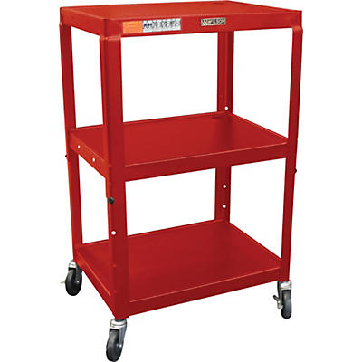 H. Wilson Metal 26" to 42" 3 Shelf Cart