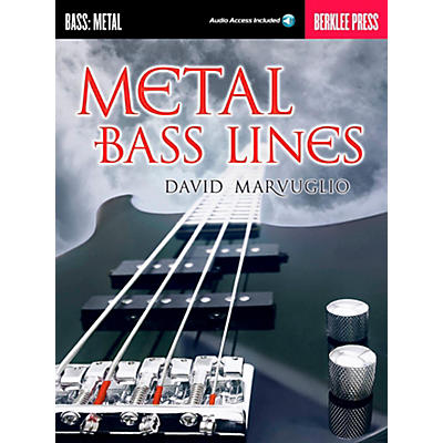 Berklee Press Metal Bass Lines - Berklee Press Book/Online Audio