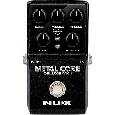 NUX Metal Core Deluxe MKII Hi Gain Distortion with 3 Amps/IR's True Bypass Effects Pedal