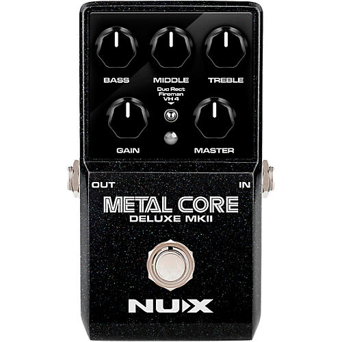 NUX Metal Core Deluxe MKII Hi Gain Distortion with 3 Amps/IR's True Bypass Effects Pedal Condition 1 - Mint Black